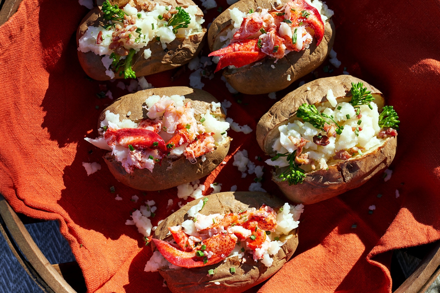 Stuffed Baked PEI Potatoes